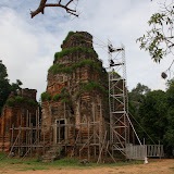 Just another day trimming the weeds off an ancient temple