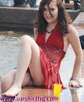 Fun by the fountain