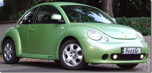 Green Volkswagen Beetle