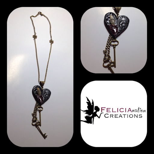 Polymer clay jewelry by Felicianation