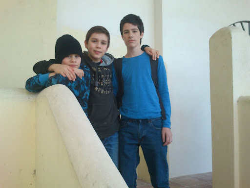 Sebastian Mihajlov, Samuel Riiser og Johan Salomon.