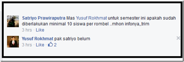 Yusuf Rokhmat tentang pemberlakuan rasio Guru dan Siswa