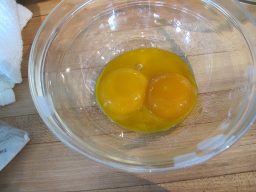 And we need separated eggs - farm fresh, of course!