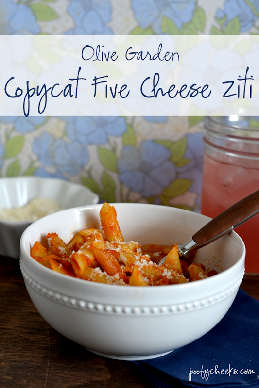 Olive Garden Copycat Five Cheese Ziti Recipe Poofy Cheeks