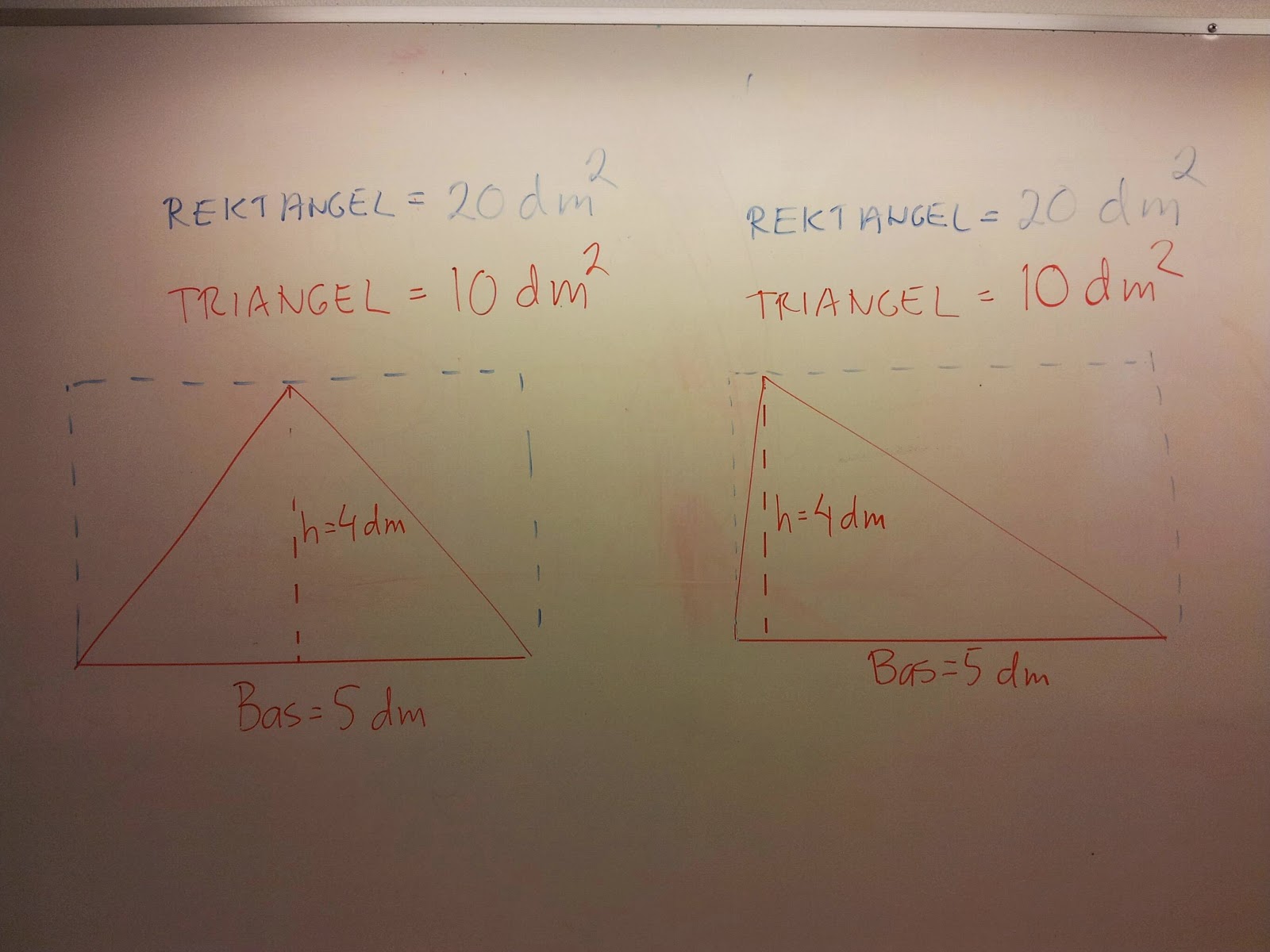 Hur Räknar Man Area På En Triangel