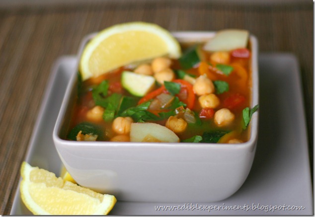 Chickpea Veggie Soup