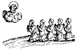 God In A Cloud Appears Before Five Young Men From Petrus Bonus