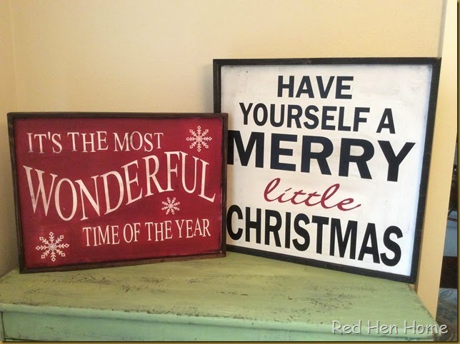 Red Hen Home Christmas Signs 3