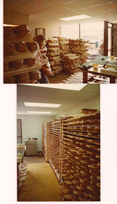 The area of our shop where we finish the boards and the top pic. is our showroom as we had no room for anymore storage in the back