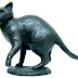 Object: 14666 - Staande kat - 15x21cm - € 495.=