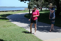 Michelle and Ben playing Boules