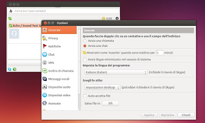 Skype in Ubuntu 64BIT con tema GTK2 corretto 