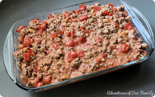 easy casserole pasta with ground turkey and mushroom soup