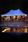 The dinner tent, right on the beach. The dinner tent, right on the beach.
