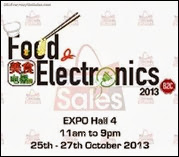 Food and Electronics 2013 Expo Event Singapore Deals Offer Shopping EverydayOnSales
