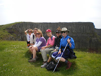 Rest on a coastal path