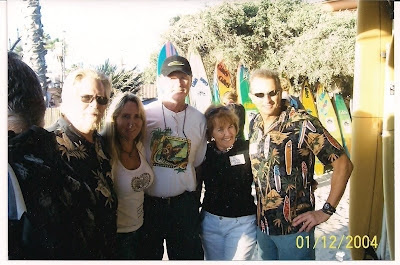 Concert/Skateboard promoter Don Branker, Laura Thornhill, Brian Logan, Di Dootson & Bryan Beardsley at a G&S event honoring Larry Gordon