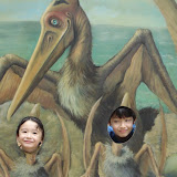 Eidan and Kai as baby dinosaurs