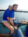 on the charterd boat trip to swim with wild dolphins.