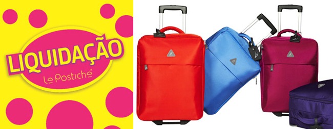 Liquidação Le Postiche com descontos de até 50% OFF em bolsas, malas e mochilas. liquidacao le postiche
