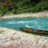 Ciudad Valles - México - Rumo à Cachoeira Tamul remando pelo rio Tampaon - Ponto em que a correnteza é tão grande que o barco tem que ser rebocado. No remo não demos conta!!!