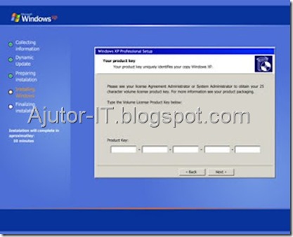 Ghid Instalare Windows XP 9