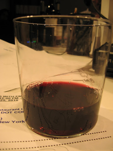 Quinta de la Rosa's 
La Rosa Douro Red 2007 was a perfect match for the duck rice.