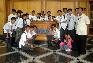 March 12: GMA logo at the main lobby