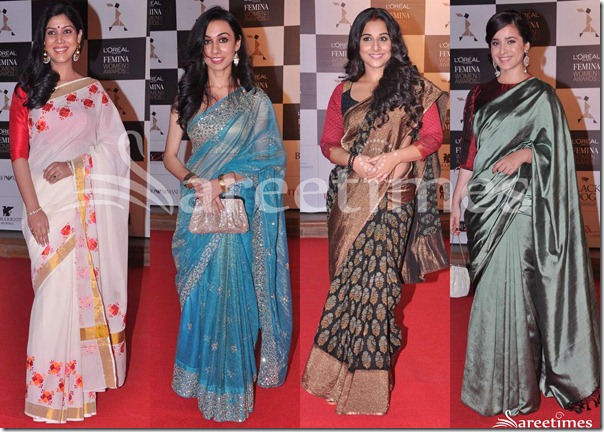 Sarees_Loreal_Femina_Awards_2013