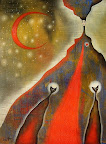 "GUARDS" 30x40 (oil/acrylic on canvas) -no-