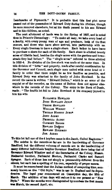 Doty-Doten Family In America - The Family of Edward Doty (9) Doty-Doten Family In America - The Family of Edward Doty (9)