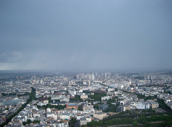 Panoramic view over Paris