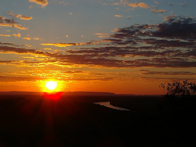 Sunset of the Victoria River