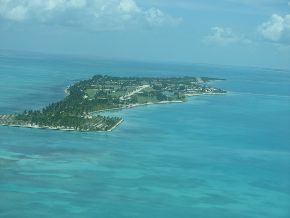 Private island, complete with golf course