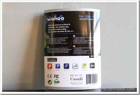 Wahoo Fitness Blue HR Boxed