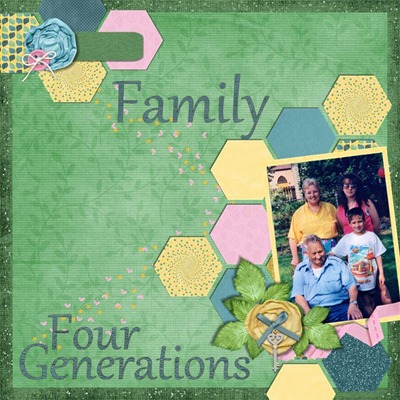 Mommy Me Time Scrapper - Magical - Family Four Generations