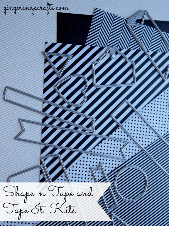Shape 'n tape kits #LifestyleCrafts