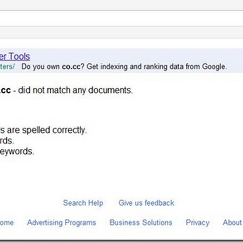 All co.cc domains deindexed by Google
