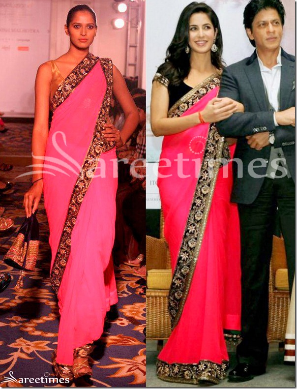 Manish_Malhotra_Pink_Saree