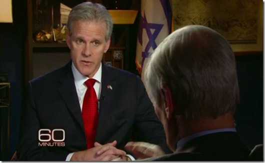 Bob Simon interviewing Michael Oren