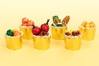 Assorted autumn mix candies help bring a little something sweet to your table! Left to right, malted milk balls, gumballs, (both from Groovy Candies), caramel-filled chocolate apples from Madelaine Chocolate, chocolate corn, autumn mixed M&M’s from Groovy Candies, and candy corn from Dots. Assorted autumn mix candies help bring a little something sweet to your table! Left to right, malted milk balls, gumballs, (both from Groovy Candies), caramel-filled chocolate apples from Madelaine Chocolate, chocolate corn, autumn mixed M&M’s from Groovy Candies, and candy corn from Dots.
