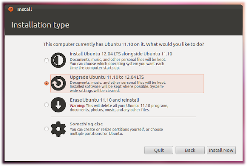 Aggiornare in Ubuntu 12.04