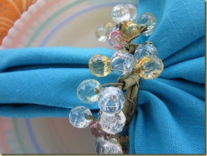 beaded napkin rings