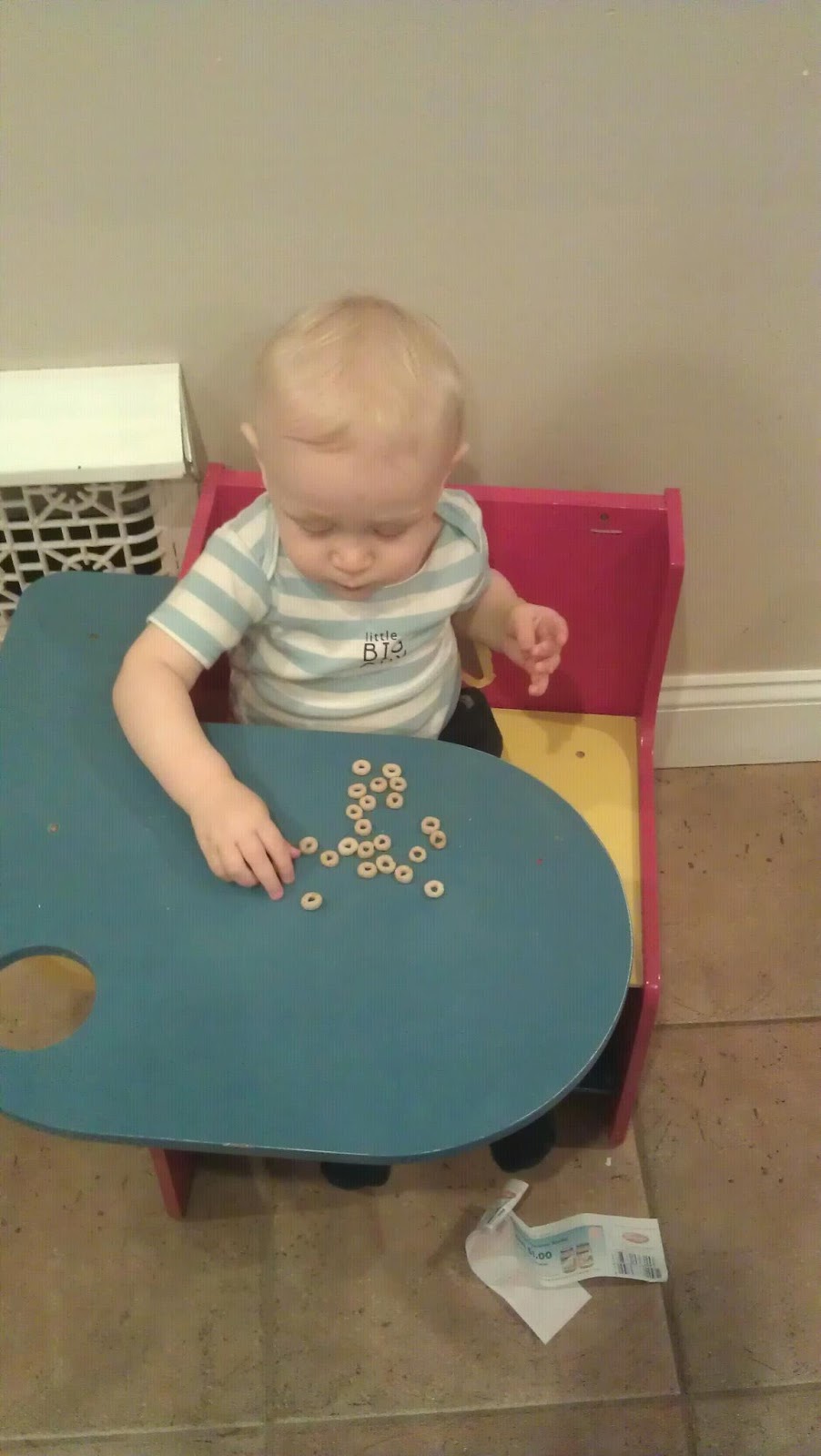 Charlie at Andy's desk