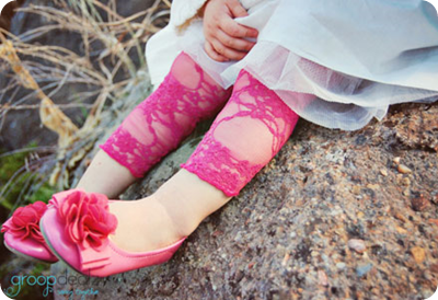 lacey baby leggings