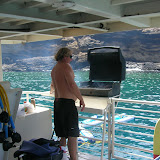 Grilling Burgers on a Boat
