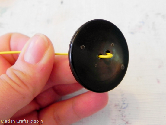 hook through button hook through button