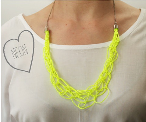 neon necklace