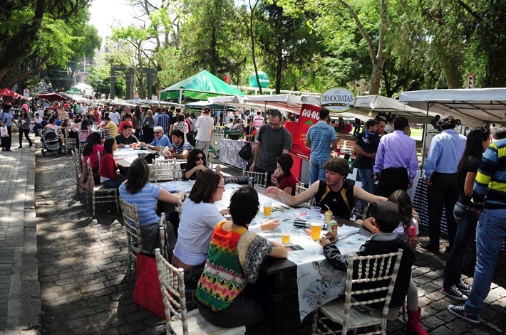 feira gastronomica curitiba praca espanha