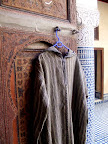 Sandy's djellaba - check out that door!